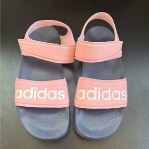 Adidas Kids Coral and Navy Sandals